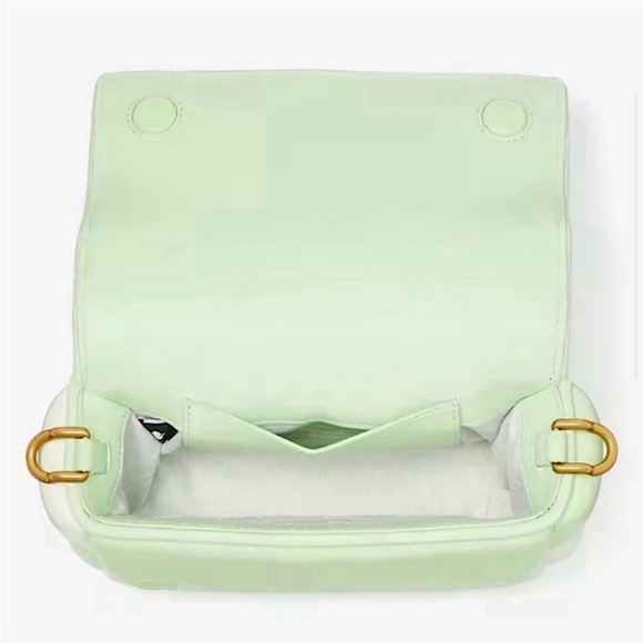 Kate Spade Boxxy Colorblocked East-west Crossbody In Serene Green - Picture 5 of 8